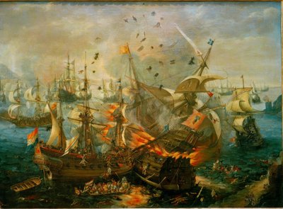 The Explosion of the Spanish Admiral