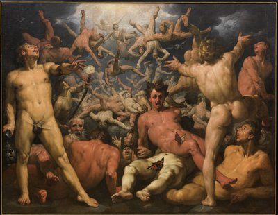 The Fall of the Titans, ca 1590 by Cornelis Cornelisz. Haarlem van