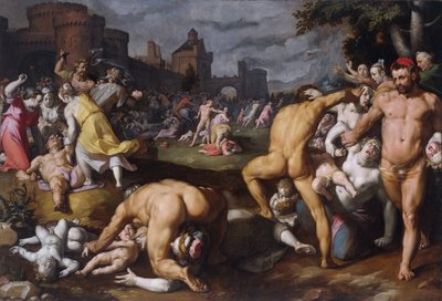 The Massacre of the Innocents by Cornelis Cornelisz. Haarlem van