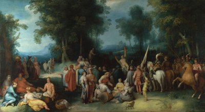 The Preaching of Saint John the Baptist by Cornelis Cornelisz. Haarlem van