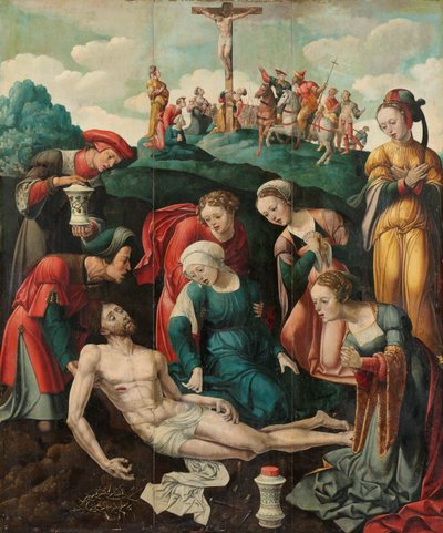 The Lamentation of Christ by Cornelis Cornelisz II Buys (attributed to)