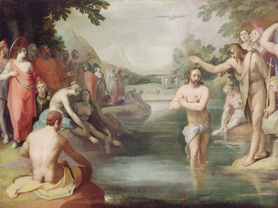 Baptism of Christ by Cornelis Cornelisz van Haarlem