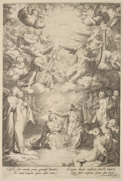 Baptism of Christ by Cornelis Cornelisz van Haarlem