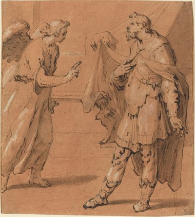 The Angel Appearing to the Centurion Cornelius by Cornelis Cornelisz van Haarlem