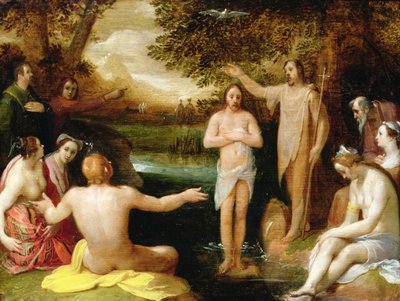 The Baptism of Christ by Cornelis Cornelisz. van Haarlem