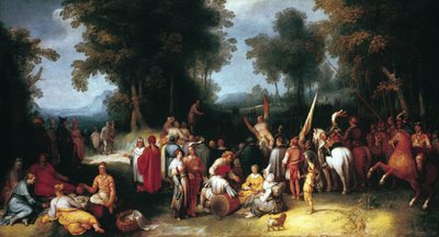 The Preaching of Saint John the Baptist by Cornelis Cornelisz van Haarlem