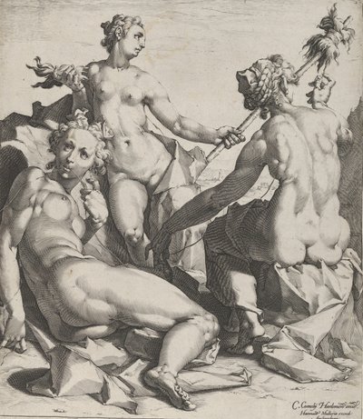 The Three Fates by Cornelis Cornelisz van Haarlem