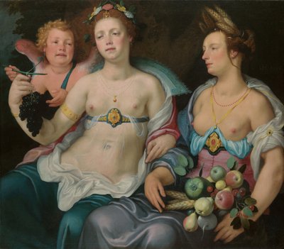 Venus, Cupid and Ceres by Cornelis Cornelisz van Haarlem