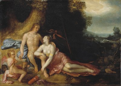 Venus and Adonis by Cornelis Cornelisz van Haarlem