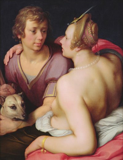 Venus and Adonis by Cornelis Cornelisz van Haarlem