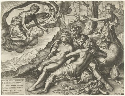 Allegory of the Immortality of Virtues by Cornelis Cort