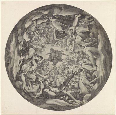 Gathering of Gods on Olympus by Cornelis Cort