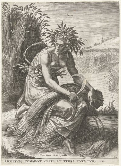 Ceres (series title) by Cornelis Cort