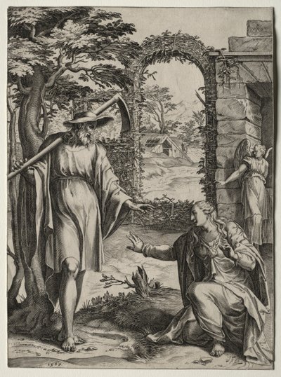 Christ Appearing to Mary Magdalen, 1567 by Cornelis Cort
