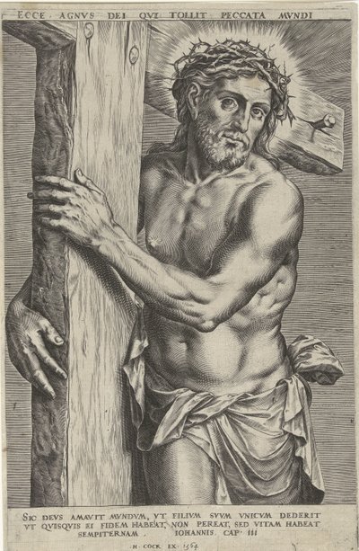 Christ as the Man of Sorrows by Cornelis Cort