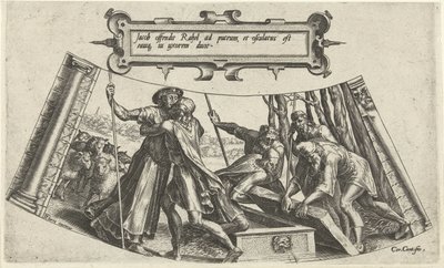 The Meeting of Jacob and Rachel at the Well by Cornelis Cort
