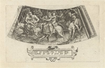 The Return of Jacob to Canaan (The History of Jacob) by Cornelis Cort