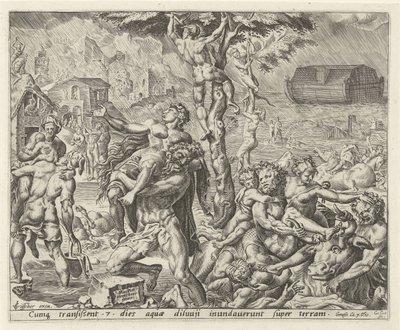 The Flood (History of Noah) by Cornelis Cort