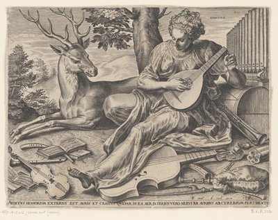 Hearing (The Five Senses series) by Cornelis Cort