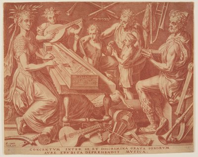 Music from The Seven Liberal Arts by Cornelis Cort