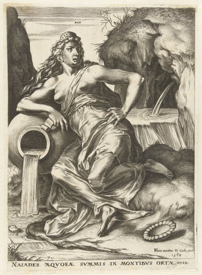 Naiad by Cornelis Cort
