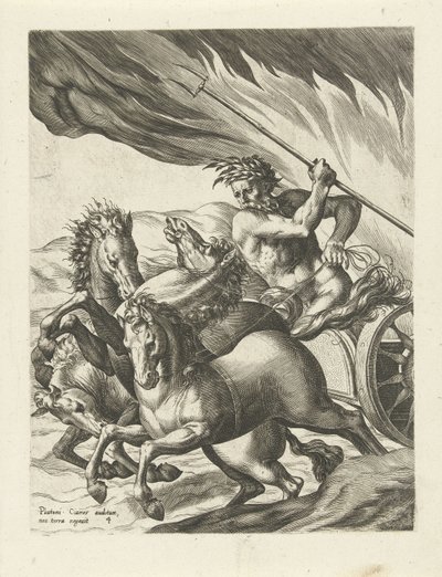 Pluto Leaves Proserpina in the Underworld by Cornelis Cort