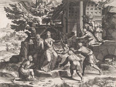 The Adoration of the Shepherds by Cornelis Cort