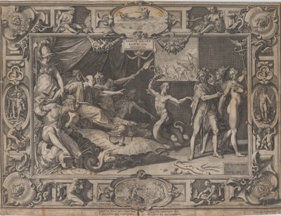 The Calumny of Apelles by Cornelis Cort