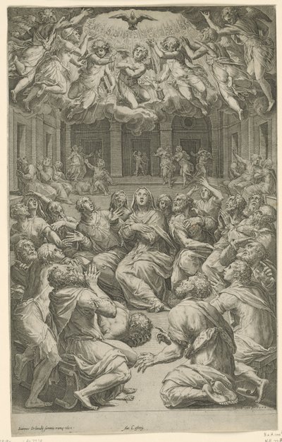Outpouring of the Holy Spirit by Cornelis Cort