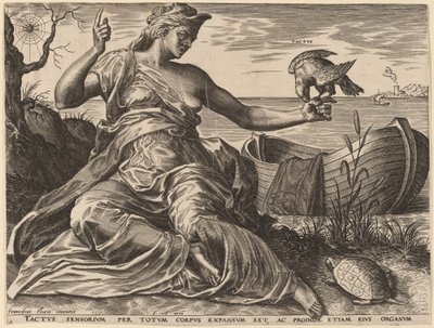 Tactus by Cornelis Cort after Frans Floris I