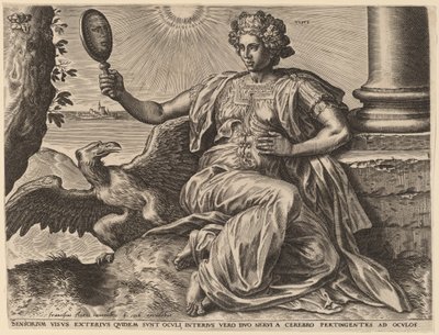 Visus by Cornelis Cort after Frans Floris I