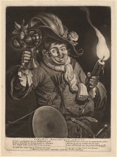A Friend of Ceres and Bacchus by Cornelis Dusart