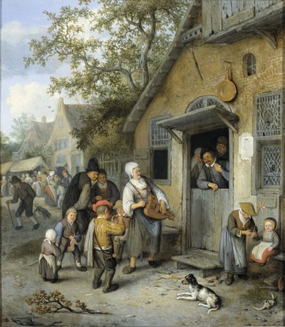 Country Kermis by Cornelis Dusart