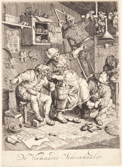 A Shoemaker by Cornelis Dusart