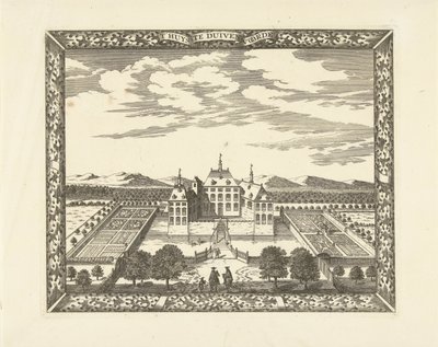 View of Duivenvoorde Castle in Voorschoten (T