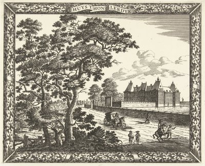 View of Honselaarsdijk Palace by Cornelis Elandts