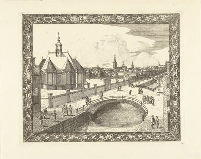 View of the New Church in The Hague by Cornelis Elandts