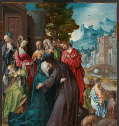 Christ Taking Leave of His Mother by Cornelis Engebrechtsz