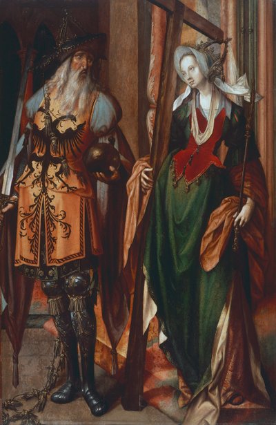 The Emperor Constantine and St Helen by Cornelis Engebrechtsz