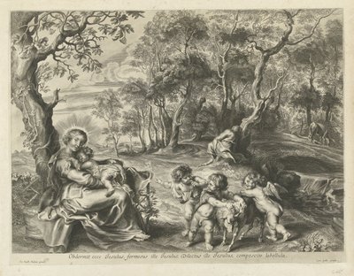 Rest on the Flight into Egypt by Cornelis Galle (I) (possibly)