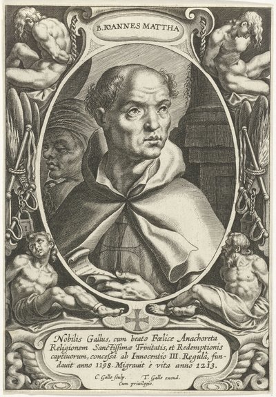 H. Johannes van Matha (B. Ioannes Mattha) (Founders of the Religious Orders) by Cornelis Galle (I)
