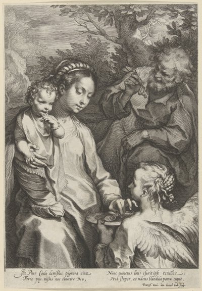 Mary Feeding the Child by Cornelis Galle (I)