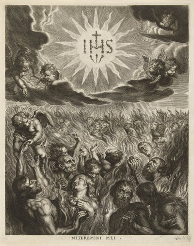 People in Purgatory by Cornelis Galle (I)