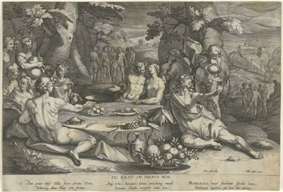 Sinful Life in the Days of Noah by Cornelis Galle (I)