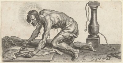 Christ after the Scourging by Cornelis Galle (II)