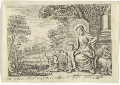 Holy Family with John the Baptist by Cornelis Galle (II)