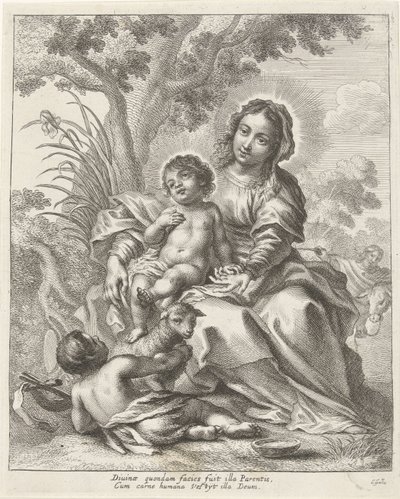 Holy Family with John the Baptist as a Child by Cornelis Galle (II)