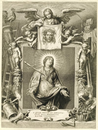 Mary as Mater Dolorosa by Cornelis Galle (II)