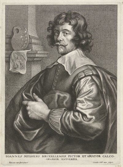 Portrait of Joannes Meyssens by Cornelis Galle (II)