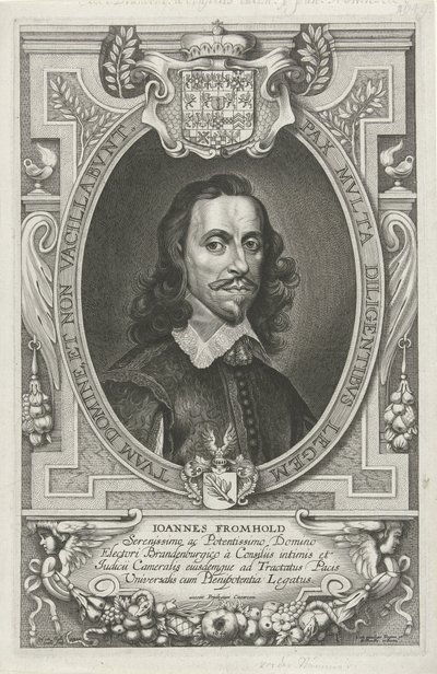Portrait of Johann Fromhold by Cornelis Galle (II)